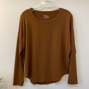 NWOT.  Medium. Rust/brown long sleeve top